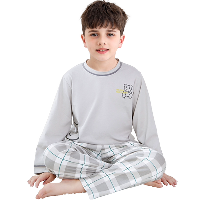 南极人男童纯棉睡衣春秋