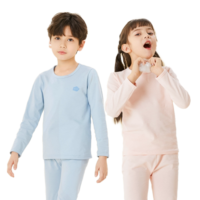 南极人儿童秋衣秋裤套装女童纯棉