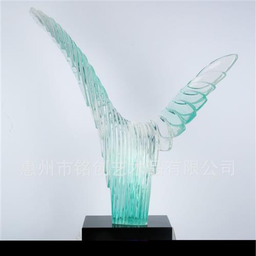 现代客厅风格摆件样板房售楼处装饰品雕塑摆设浪花轻奢酒店艺术装