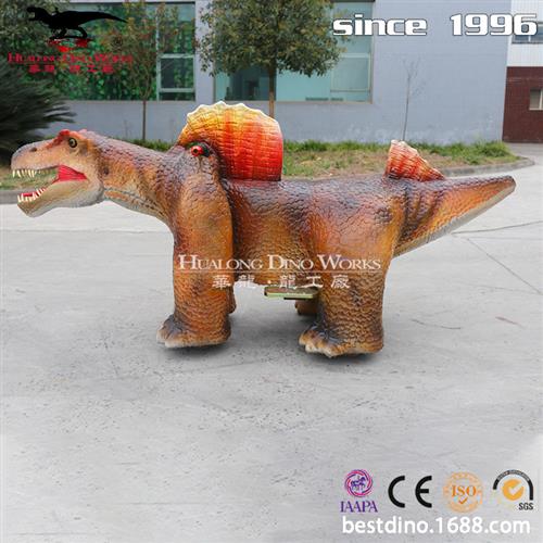 户外玩耍商场游乐园娱乐玩具恐龙工厂制作仿真棘龙电动恐龙小车