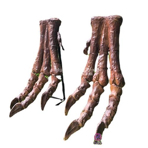 化石骨架恐龙脚模型仿真化石博物馆科技馆展览自贡恐龙厂家制作