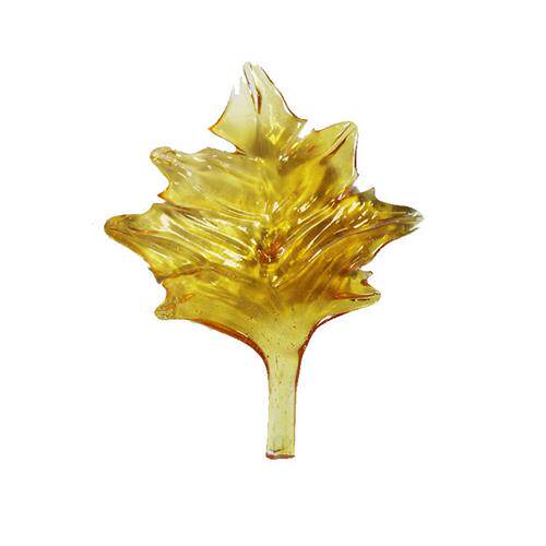 酒店大厅琉璃枫叶非标工程吊灯创意个性别墅客厅长条枝形灯具工厂