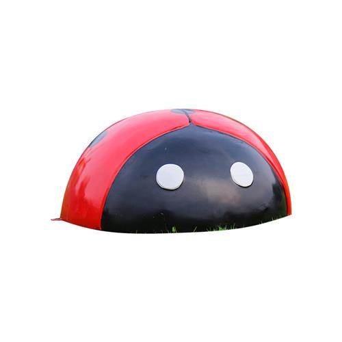 户外仿真七星瓢虫雕塑庭院草坪幼儿花园林玻璃钢甲虫卡通动物摆件