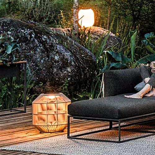 太阳能草坪灯户外防水别墅庭院灯创意落地灯手工编织园林灯