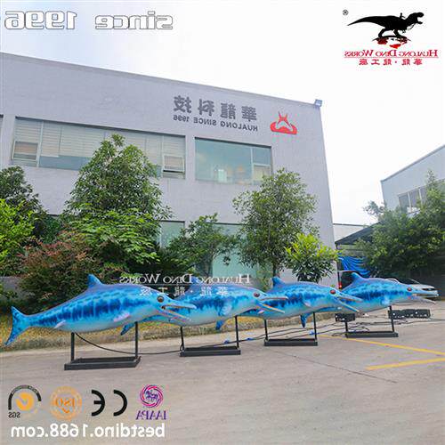 玻璃钢仿真鲨鱼雕塑水族馆景区装饰美陈摆件道具迎宾大模型摆件