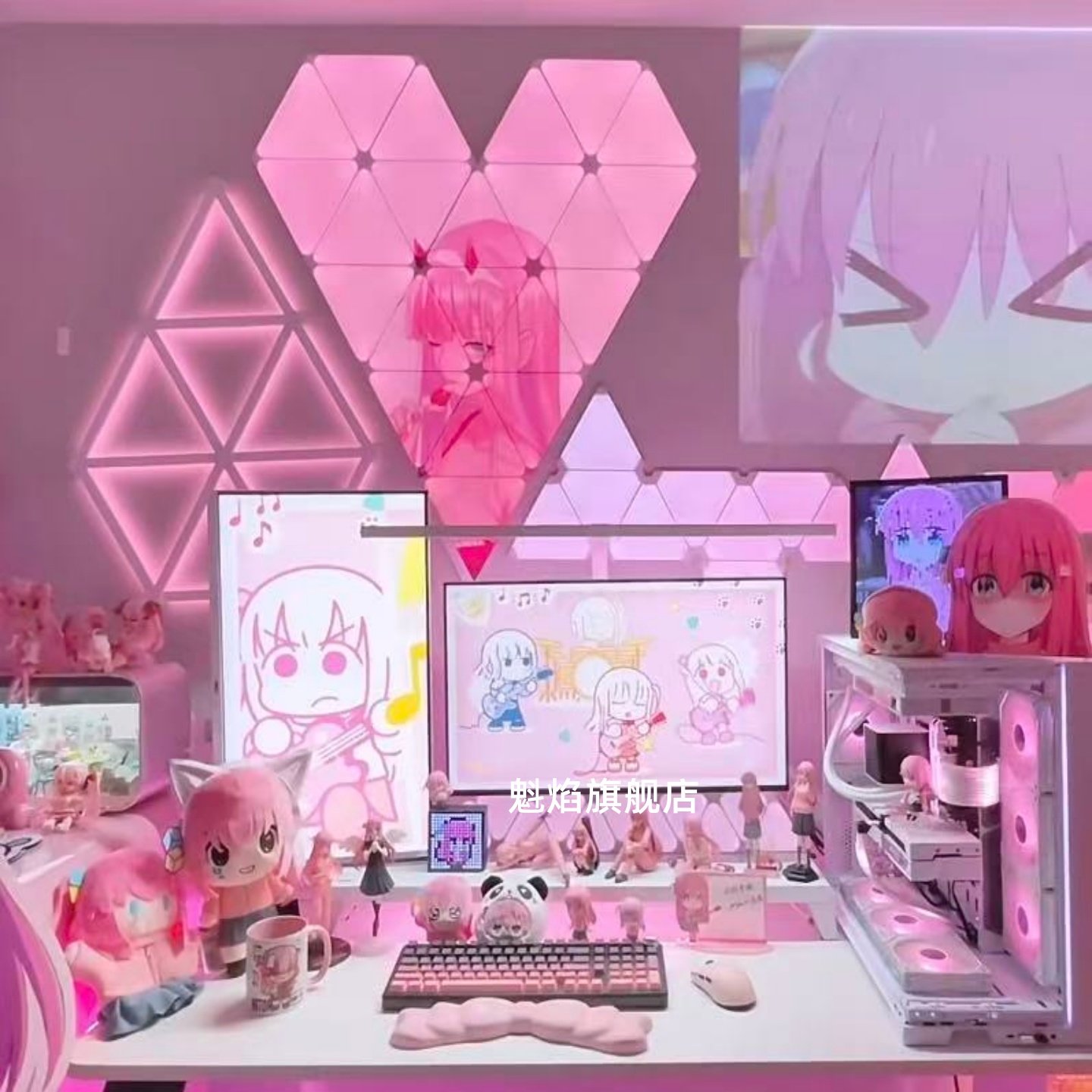 奇光板图案定制组合氛围灯拾音rgb奇光板电竞房卧室装饰声控壁灯,家装灯饰光源,奇光板/量子灯,淘宝优惠券,粉丝福利购,淘宝优惠卷