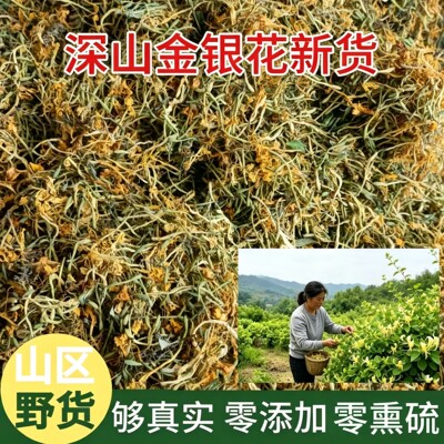 【真野货】今年新货金银花有绒毛