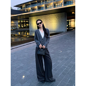 Lin 轻奢俏感 撞色V领假两件针织开衫 Maven 女1OO羊毛薄款 小外套