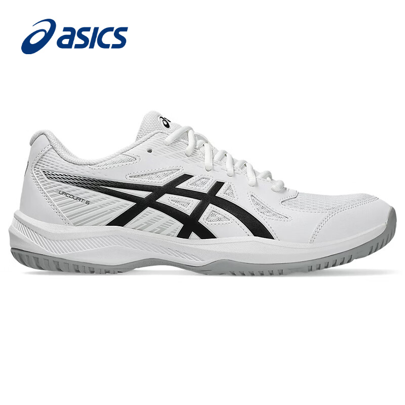 Asics亚瑟士男款排球鞋UPCOURT 6专业比赛训练运动鞋减震耐磨鞋子