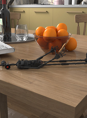 Moc跨境影视系列创意轻奢简约客厅办公室装饰品后室暗房积木摆件