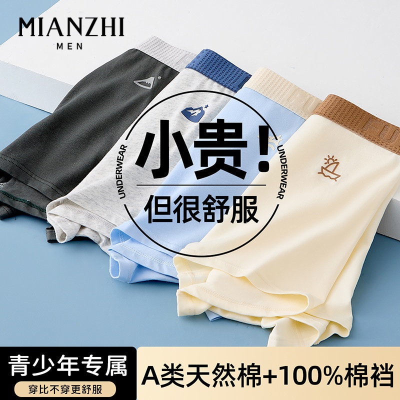 青少年内裤男童发育期初高中生