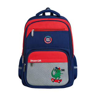 礼想之光酷酷龙小学生拼色减负儿童学生书包DG1825