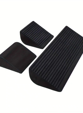 斜坡瑜伽砖健身运动斜板坐体拉伸波浪三角板普拉提EVA瑜伽斜坡砖