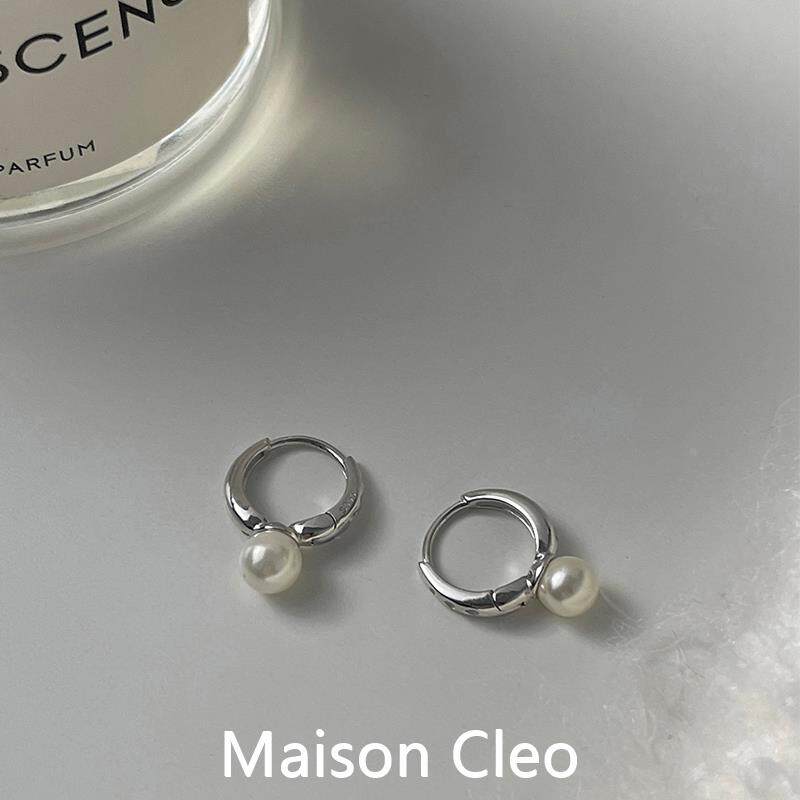 MaisonCleo小众设计999纯银耳钉