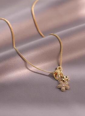 MaisonCleo花朵轻奢毛衣链女