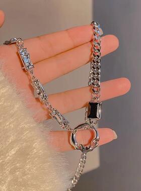 MaisonCleo不对称几何毛衣链女