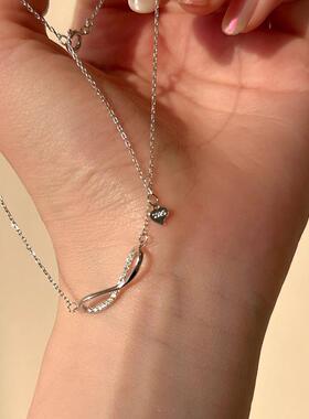 MaisonCleoS925纯银小众锁骨链