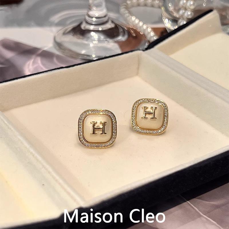 MaisonCleo复古大珍珠耳钉