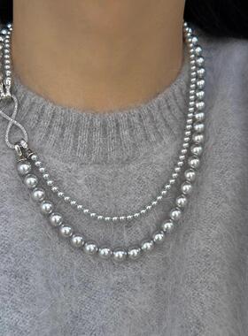 MaisonCleo真多麻双层毛衣链