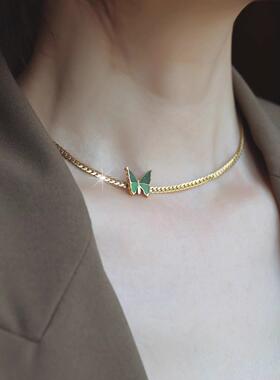 MaisonCleo法式轻奢蛇骨蝴蝶链