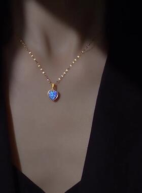 MaisonCleo轻奢海洋之心锁骨链