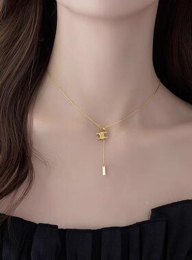 MaisonCleo不掉色轻奢小众锁骨链