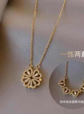 MaisonCleo四叶草锁骨链新款