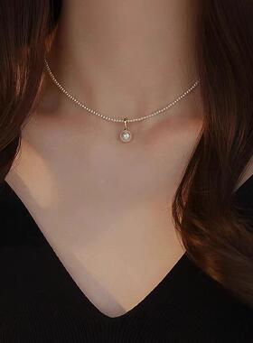 MaisonCleo极简小米粒珍珠项链
