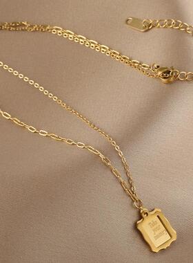 MaisonCleo金色小众锁骨链女