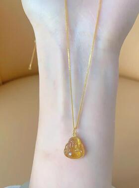 MaisonCleo和田玉佛公项链女款