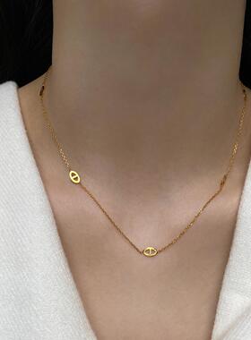 MaisonCleo纯银爱心超细锁骨链