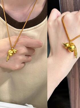 MaisonCleo「难得好物」新中式编绳葫芦沙金配饰国风精致毛衣链女