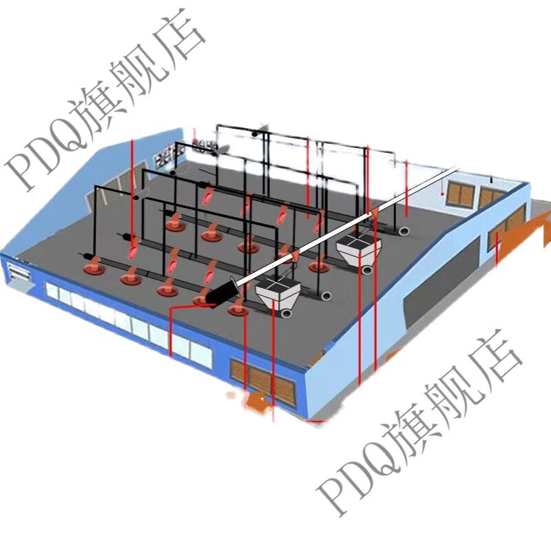 养鸡场自动喂料机饮水器养殖场专用水线料线全自动化上料机投