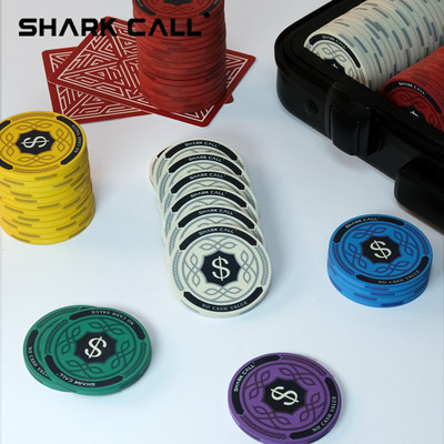 SHARKCALL德州筹码德州扑克陶瓷