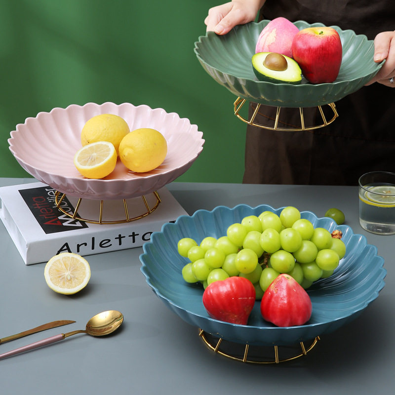 希尔高脚水果盘糖果干果盘客厅茶几家用轻奢高端精致高颜值零食盘,餐饮具,果盆/果盘/果篮,淘宝优惠券,粉丝福利购,淘宝优惠卷