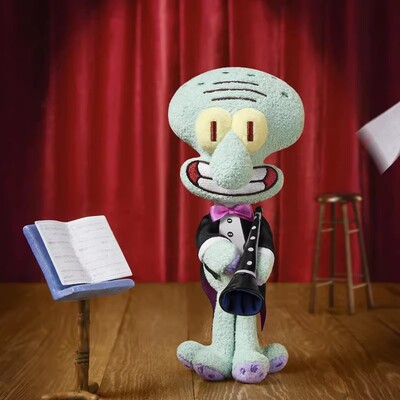 X11官方正版章鱼哥的一天系列毛绒盲盒包包挂件海绵宝宝礼物送人