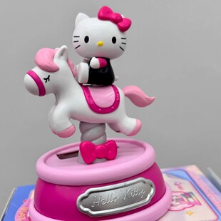 正版三丽鸥HelloKitty童心小马系列光动乐潮玩盲盒摆件可爱礼物