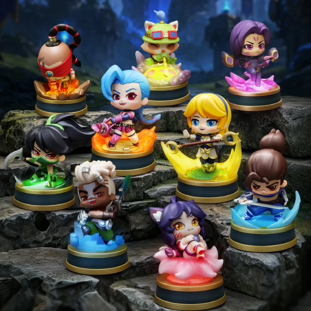 现货正版miniso名创优品英雄联盟英雄觉醒系列手办盲盒潮玩摆件