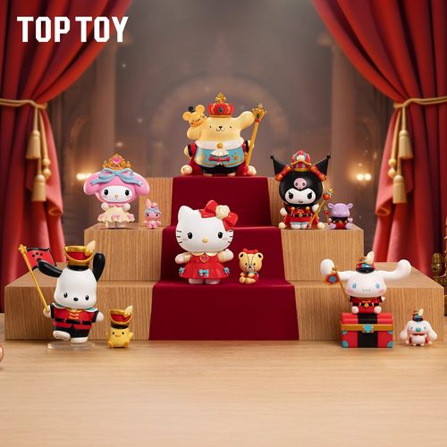 TOPTOY三丽鸥家族胡桃夹子盲盒酷洛米hellokitty公仔手办礼物送人