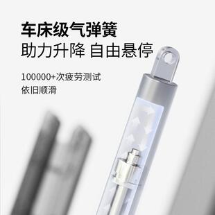 站立式台式电脑桌站着办公工作台可升降笔记本桌面板办公室置物架