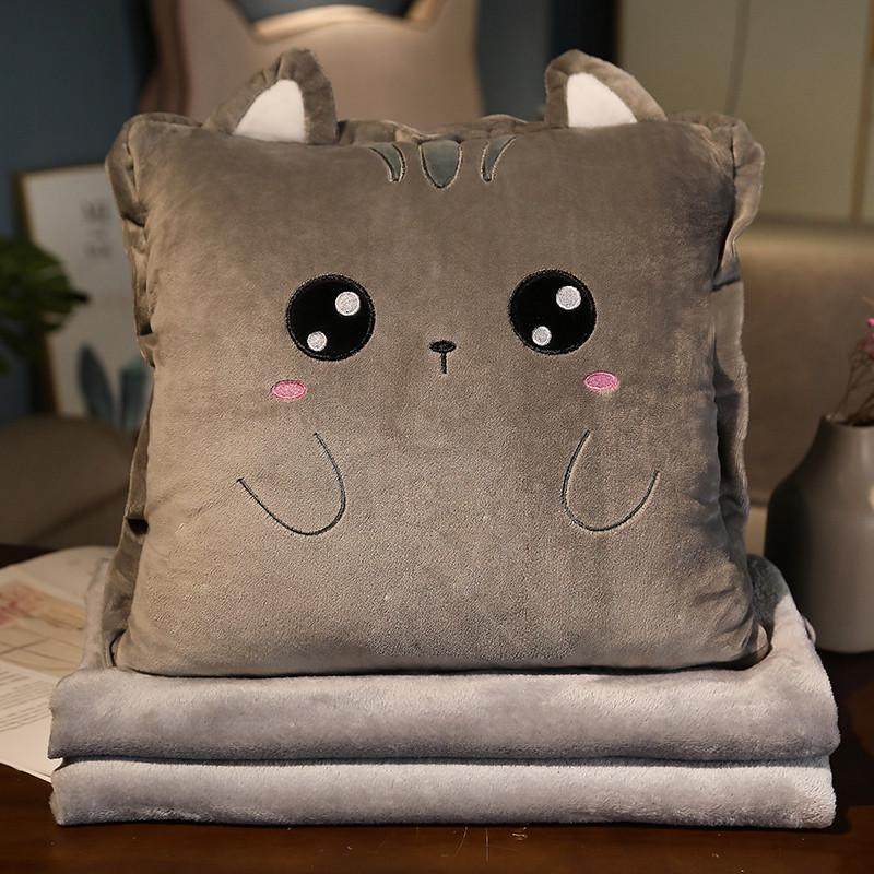 可爱抱枕被子两用汽车上靠枕车用枕头车载毯子三合一四季通用靠垫,居家布艺,抱枕被,淘宝优惠券,粉丝福利购,淘宝优惠卷