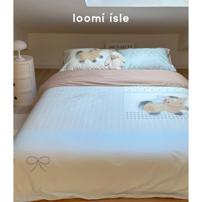 2025设计师联名款韩系高级小马小众原创设计高支全棉四件套床单