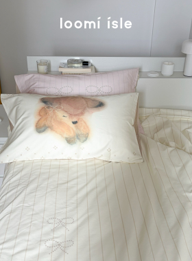 2026设计师款韩系高级小鹿全小众原创设计全棉四件套床单