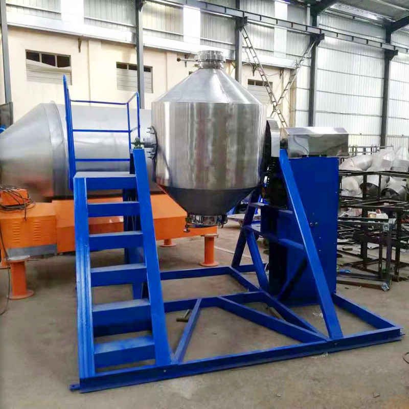定制加工大型304不锈钢混合搅拌机 鼓式500公斤粉料不锈钢搅拌机