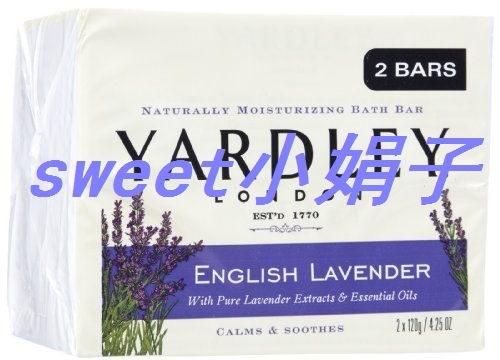 网红Yardley London Moisturizing Bars English Lavender With E