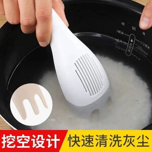 日式厨房家用多功能淘米器小孔淘米筛不伤手沥水器解放双手洗米勺