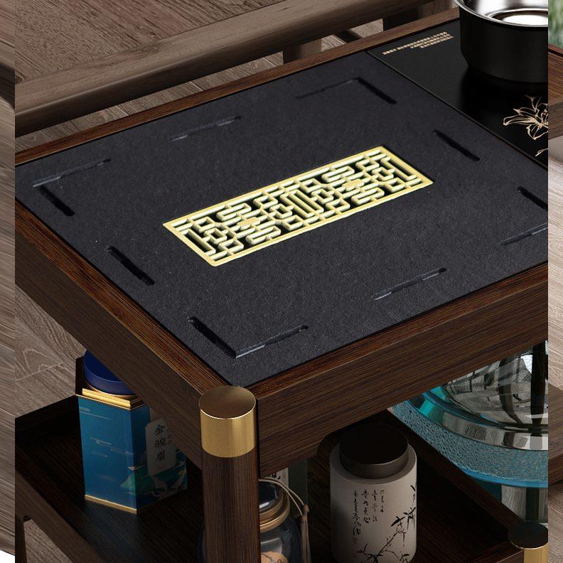 小茶桌一体茶台实木茶烧水壶移动茶水柜茶车边几功夫茶盘中式家用