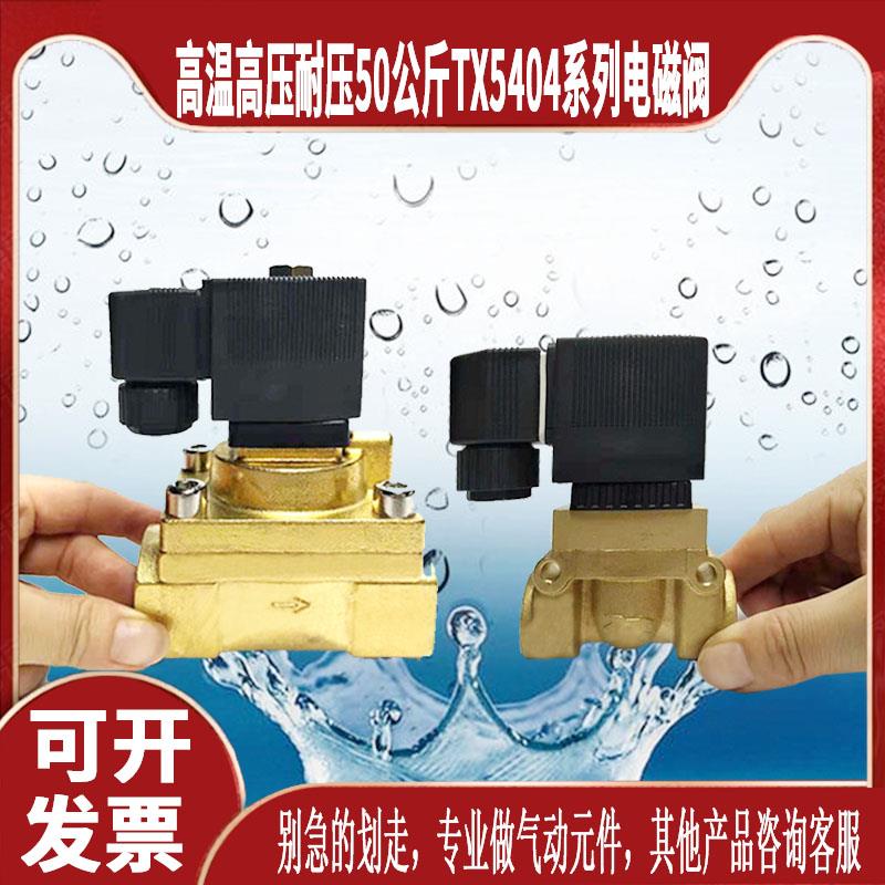 宝德型高压温电磁阀吹瓶机船用TX5404-04-06-08常闭蒸阀2分3分4寸