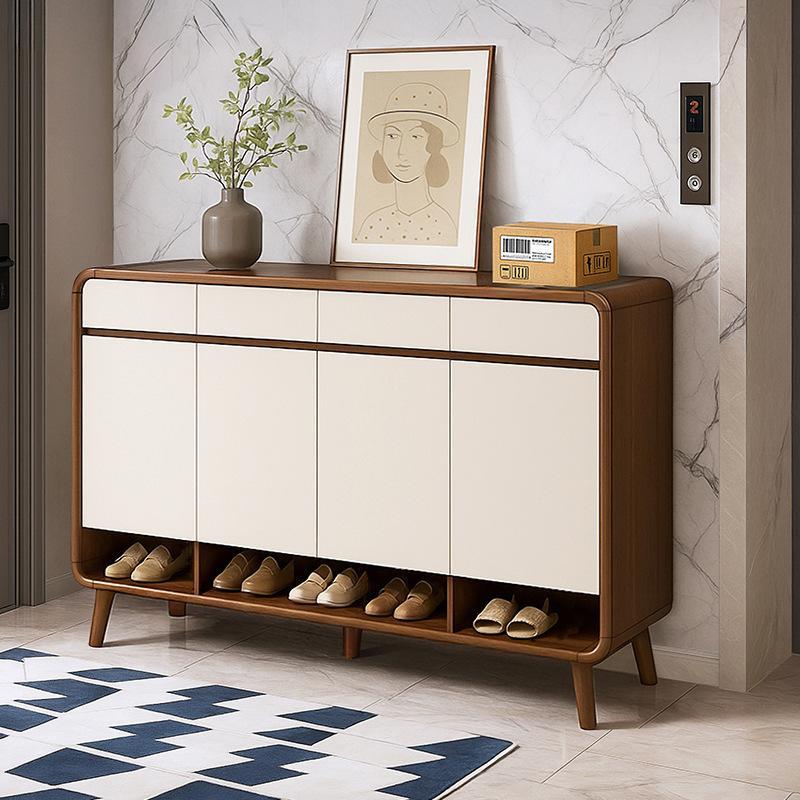 鞋柜收纳一体靠墙入户室内家用2025新款门口室外走过道电梯口鞋架