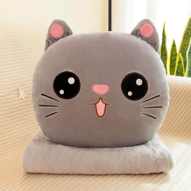 暖手抱枕被子两用办公室靠垫靠枕三合一空调被午休汽车午睡毯子,居家布艺,抱枕被,淘宝优惠券,粉丝福利购,淘宝优惠卷